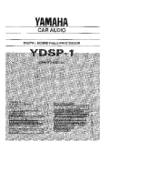 Yamaha YDSP-1 - Owners Manual